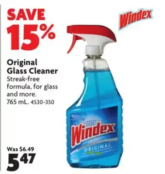 Home Hardware Original glass cleaner offer