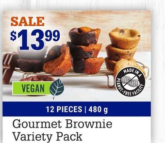 M & M Food Market Gourmet brownie variety pack offer