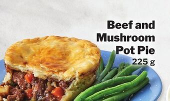 M & M Food Market Beef and mushroom pot pie offer