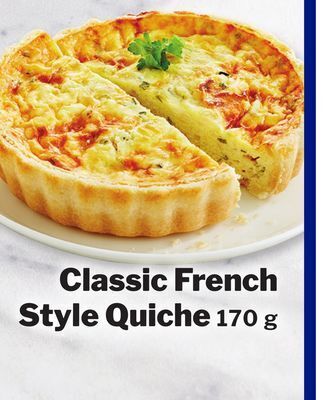 M & M Food Market Classic french style quiche offer