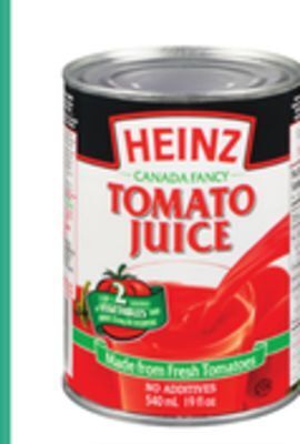 Giant Tiger Heinz tomato juice offer