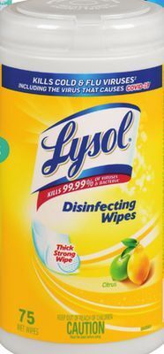 Lysol disinfecting wipes