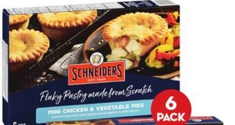 Giant Tiger Schneiders mini pot pies offer