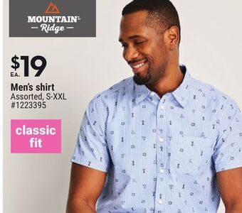 Giant Tiger Mountain ridge men's shirt offer