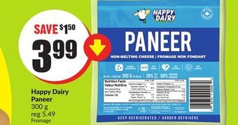 FreshCo Happy dairy paneer 300g offer
