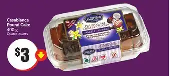 FreshCo Casablanca pound cake 400 g offer