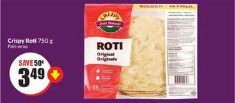FreshCo Crispy roti 750 g offer