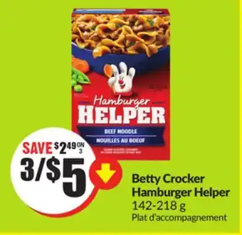 FreshCo Betty crocker hamburger helper 142-218 g offer