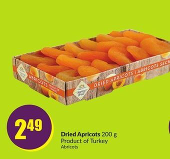 FreshCo Dried apricots 200 g product of turkey offer