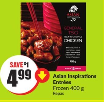 FreshCo Asian inspirations entrees frozen 400 g offer