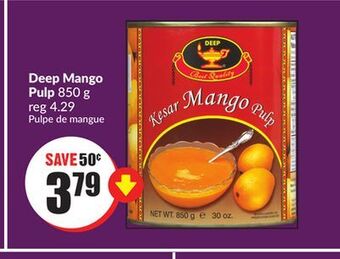 FreshCo Deep mango pulp 850 g offer