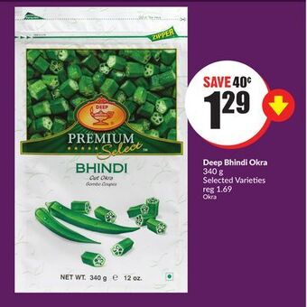 FreshCo Deep bhindi okra 340 g selected varieties offer