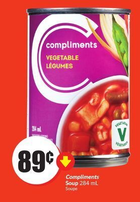FreshCo Compliments soup 284 ml offer