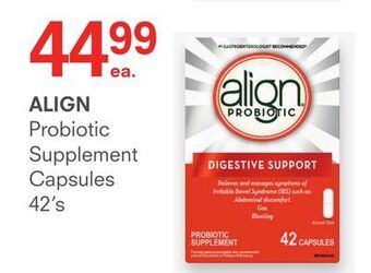 Align probiotic supplement offer at Costco