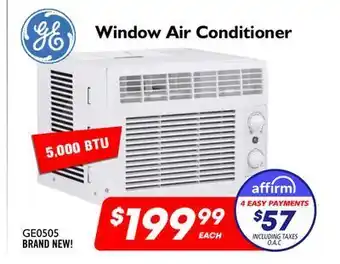 Factory Direct Ge 5,000 btu window air conditioner offer