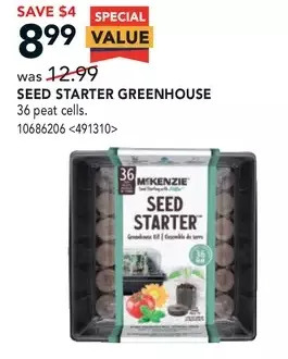 Lowe's Seed starter greenhouse offer