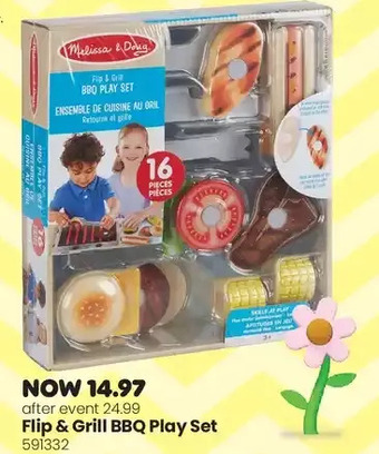 Toys R us Flip & grill bbq play set offer