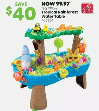 Toys R us Step2 tropical rainforest water table - r exclusive offer