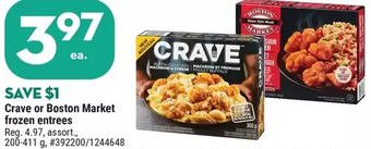 Giant Tiger Crave frozen entrees offer