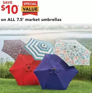 RONA 7.5' market umbrellas offer