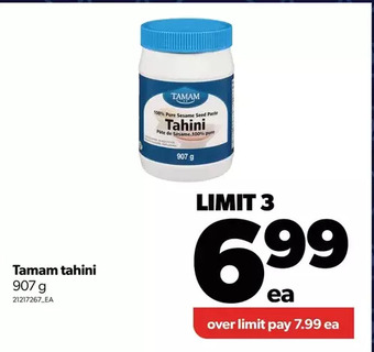 Real Canadian Superstore Tamam tahini offer
