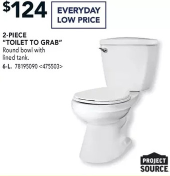 RONA 2-piece "toilet to grab" offer
