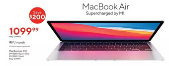 Staples Apple macbook air (m1) offer