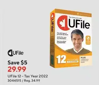 Staples Impôtexpert 12, tax year 2022 offer