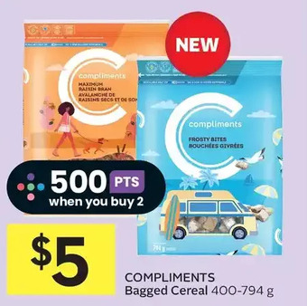 Foodland Compliments bagged cereal offer