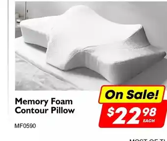 Factory Direct Memory foam contour pillow offer