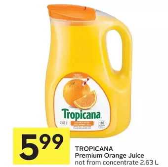 Foodland Tropicana premium orange juice offer