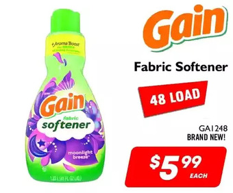 Factory Direct Gain fabric softener offer