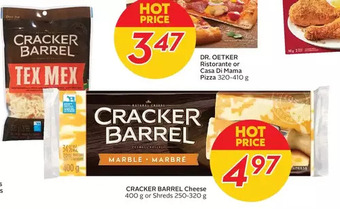 Sobeys Cracker barrel cheese or shreds offer