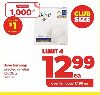 Real Canadian Superstore Dove bar soap offer