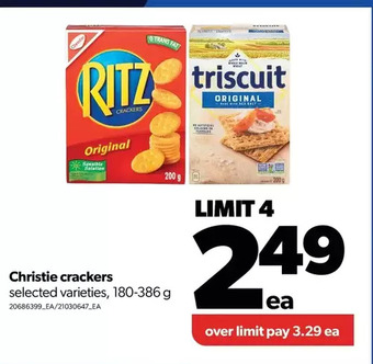 Real Canadian Superstore Christie crackers offer