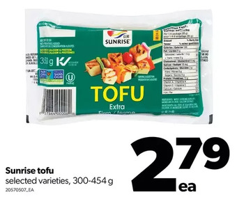 Real Canadian Superstore Sunrise tofu offer