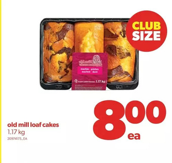 Real Canadian Superstore Old mill loaf cakes offer