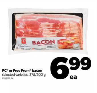Real Canadian Superstore Pc or free from bacon offer