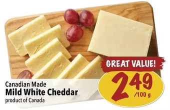 Farm Boy Mild white cheddar offer