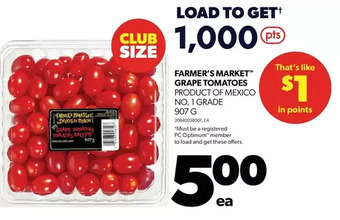 Real Canadian Superstore Farmer's market grape tomatoes offer