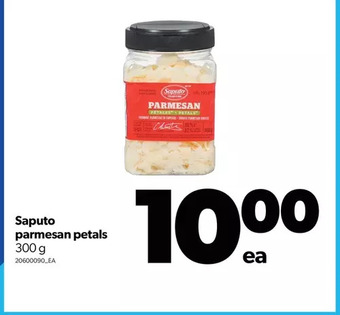 Real Canadian Superstore Saputo parmesan petals offer