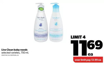 Real Canadian Superstore Live clean baby needs offer