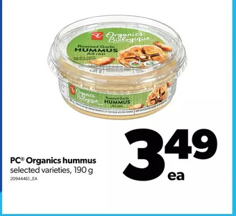 Real Canadian Superstore Pc organics hummus offer