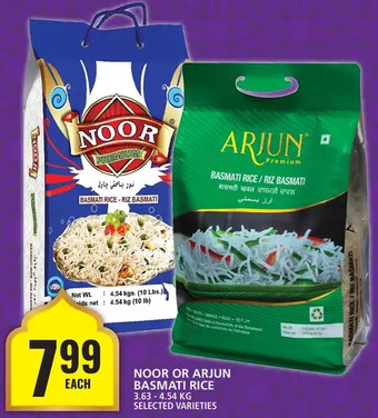 Food Basics Noor or arjun basmati rice offer