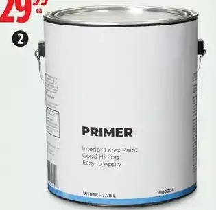 Canadian Tire Primer or ceiling paint offer