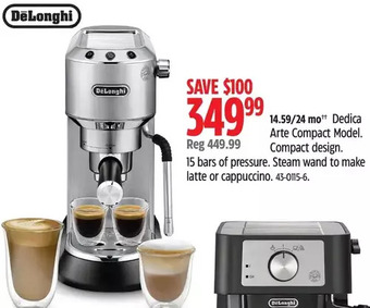 Canadian Tire Delonghi dedica arte compact model offer