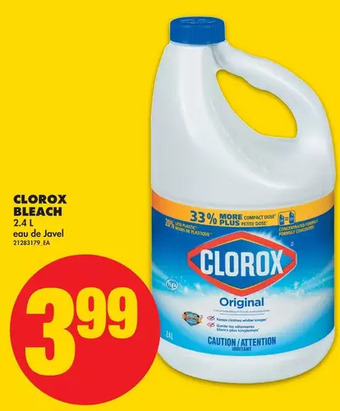 No Frills Clorox bleach offer