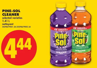 No Frills Pine-sol cleaner offer