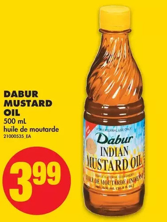 No Frills Dabur mustard oil offer