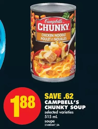 No Frills Campbell's chunky soup offer
